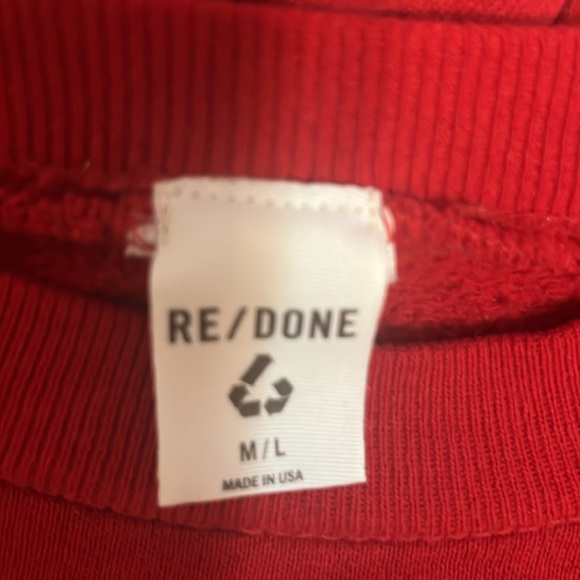 Re/Done Rainbow Sweatshirt - Picture 4 of 5